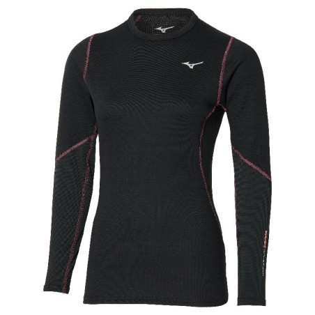 Mizuno Merino Wool Crew Femme black / violet quartz