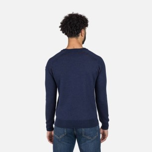 Rossignol Jacquard Crew Neck dark navy