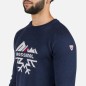 Rossignol Jacquard Crew Neck dark navy