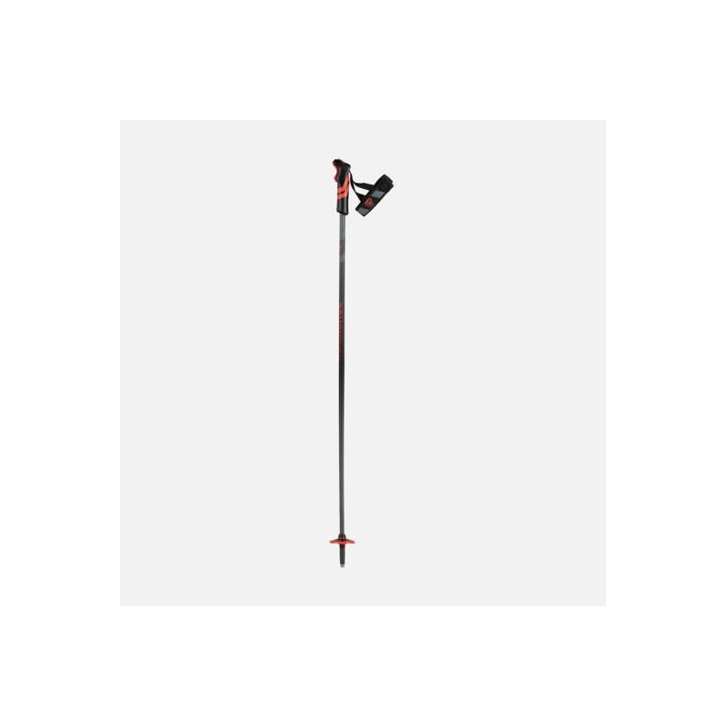 batons Rossignol TACTIC Carbon clip Red