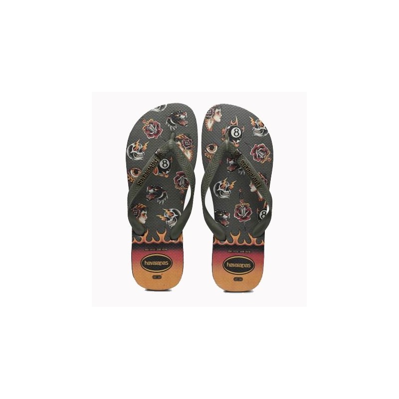 Havaianas Tongs Top Tribo black / moss
