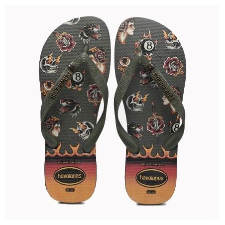 Havaianas Tongs Top Tribo black / moss