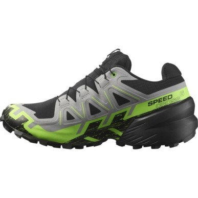 Salomon Speedcross 6 GTX black / alloy / gecko green