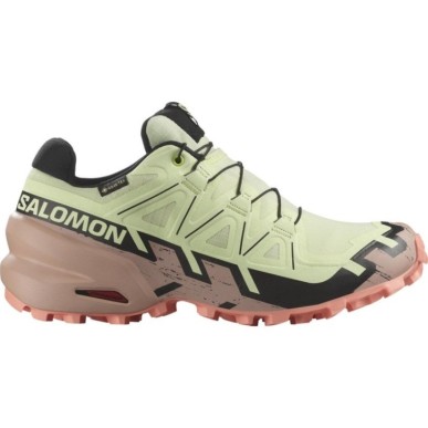 Salomon Speedcross 6 GTX Femme lime cream / mahogany rose / black