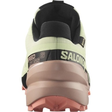 Salomon Speedcross 6 GTX Femme lime cream / mahogany rose / black