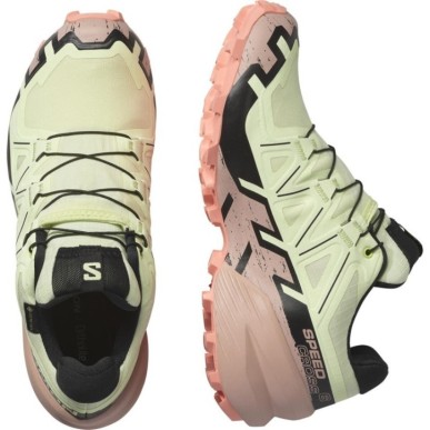 Salomon Speedcross 6 GTX Femme lime cream / mahogany rose / black