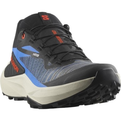 Salomon Genesis black / french blue / cherry tomato