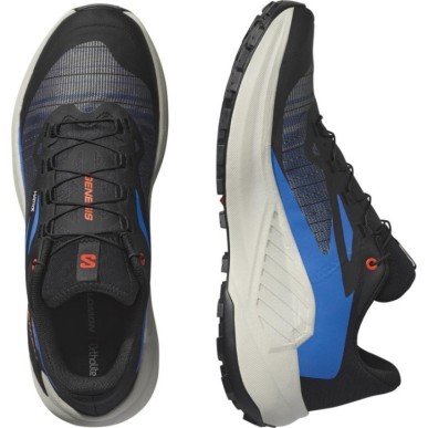 Salomon Genesis black / french blue / cherry tomato