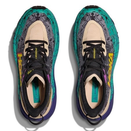 Hoka Speedgoat 6 oatmeal / mountain iris